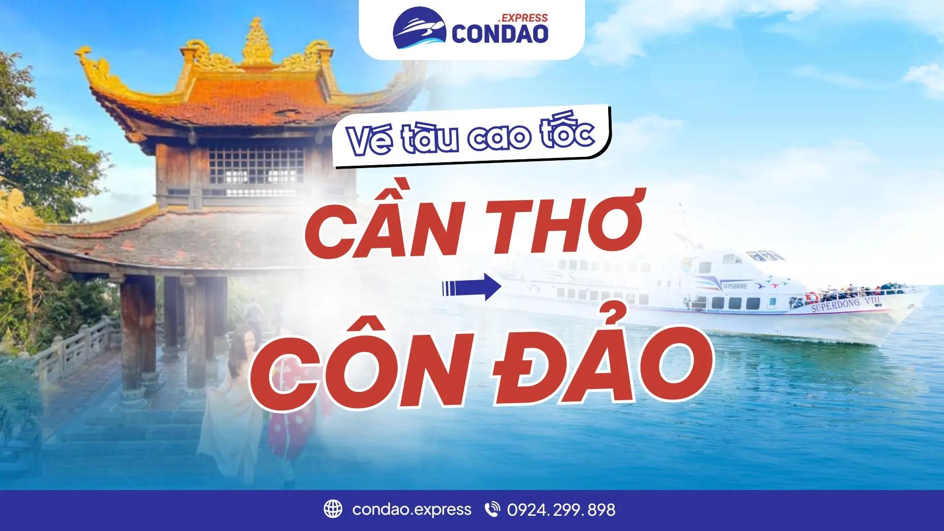 Vé tàu Cần Thơ Côn Đảo 2026 – Giá từ 350k, xuất vé ngay