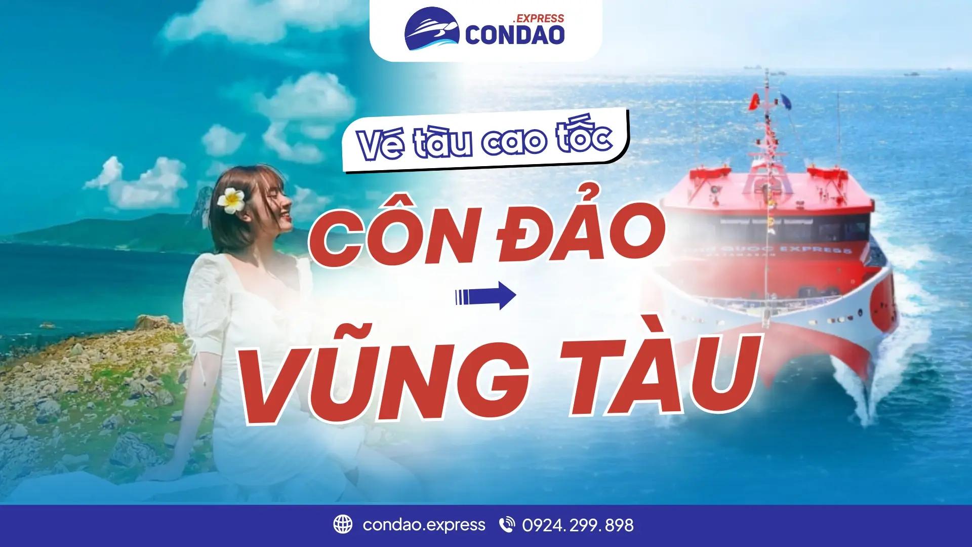 Vé tàu Côn Đảo Vũng Tàu – Lịch tàu 13:00, đặt vé online