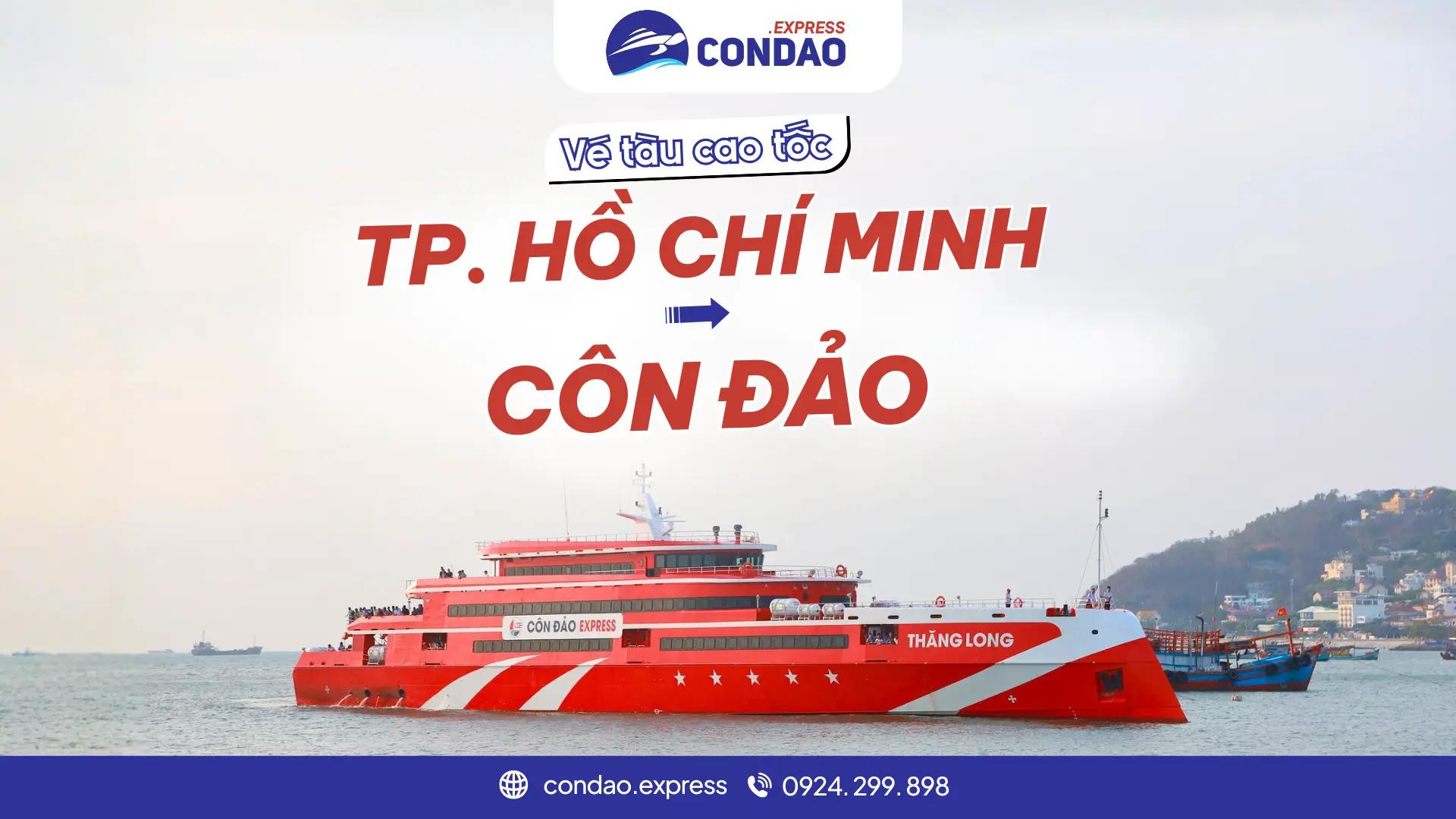 Vé tàu Thăng Long TP Hồ Chí Minh Côn Đảo từ cảng Hiệp Phước