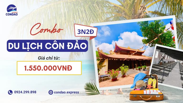 Đặt combo Côn Đảo 3 ngày 2 đêm