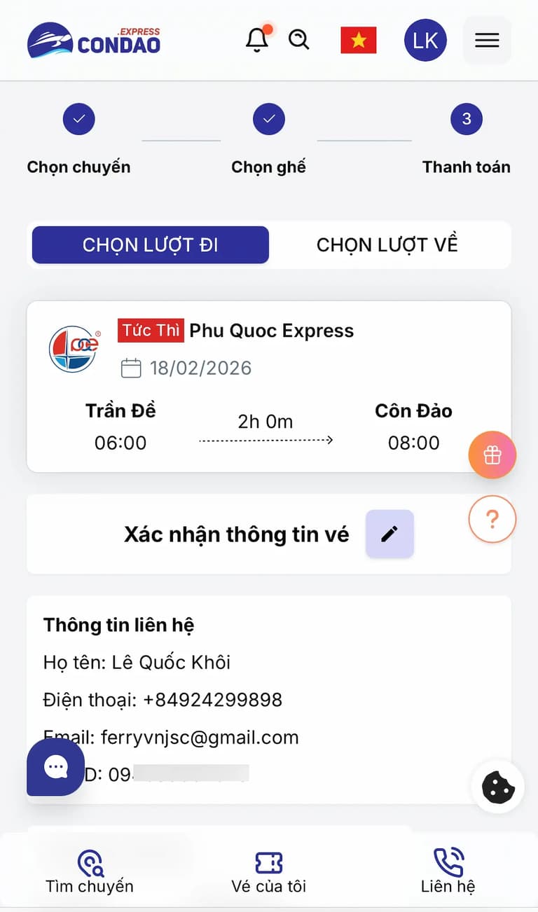 Kiểm tra lượt đi