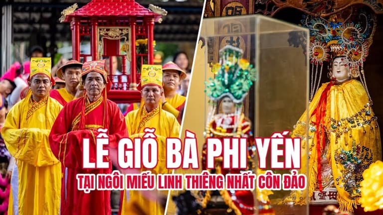 Lễ giỗ bà Phi Yến tại An Sơn Miếu