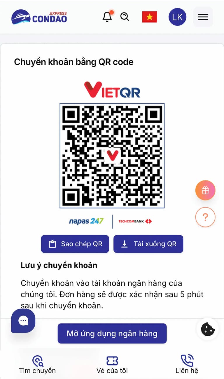 Mã QR Code thanh toán