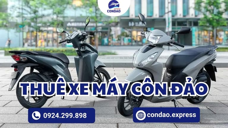 Thuê xe máy Côn Đảo giá rẻ