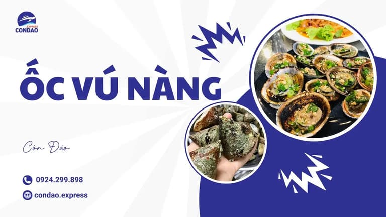 Thưởng thức ốc vú nàng Côn Đảo