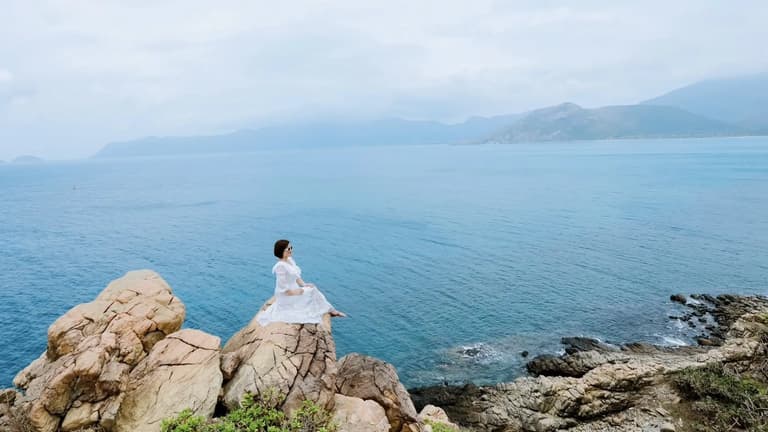 Vẻ đẹp Mũi Chân Chim nhìn từ xa 