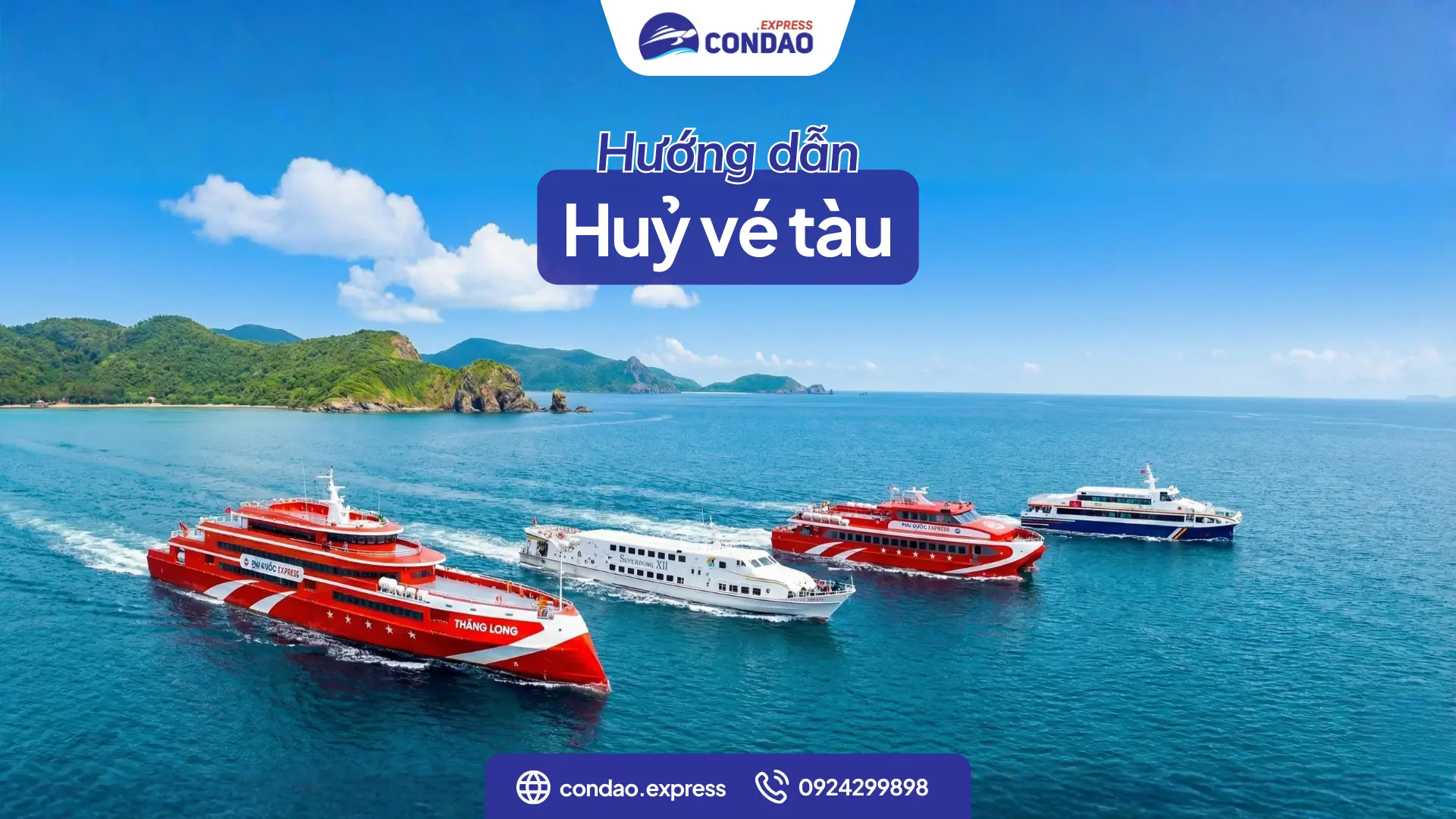 Hướng dẫn Huỷ Vé tàu cao tốc Online