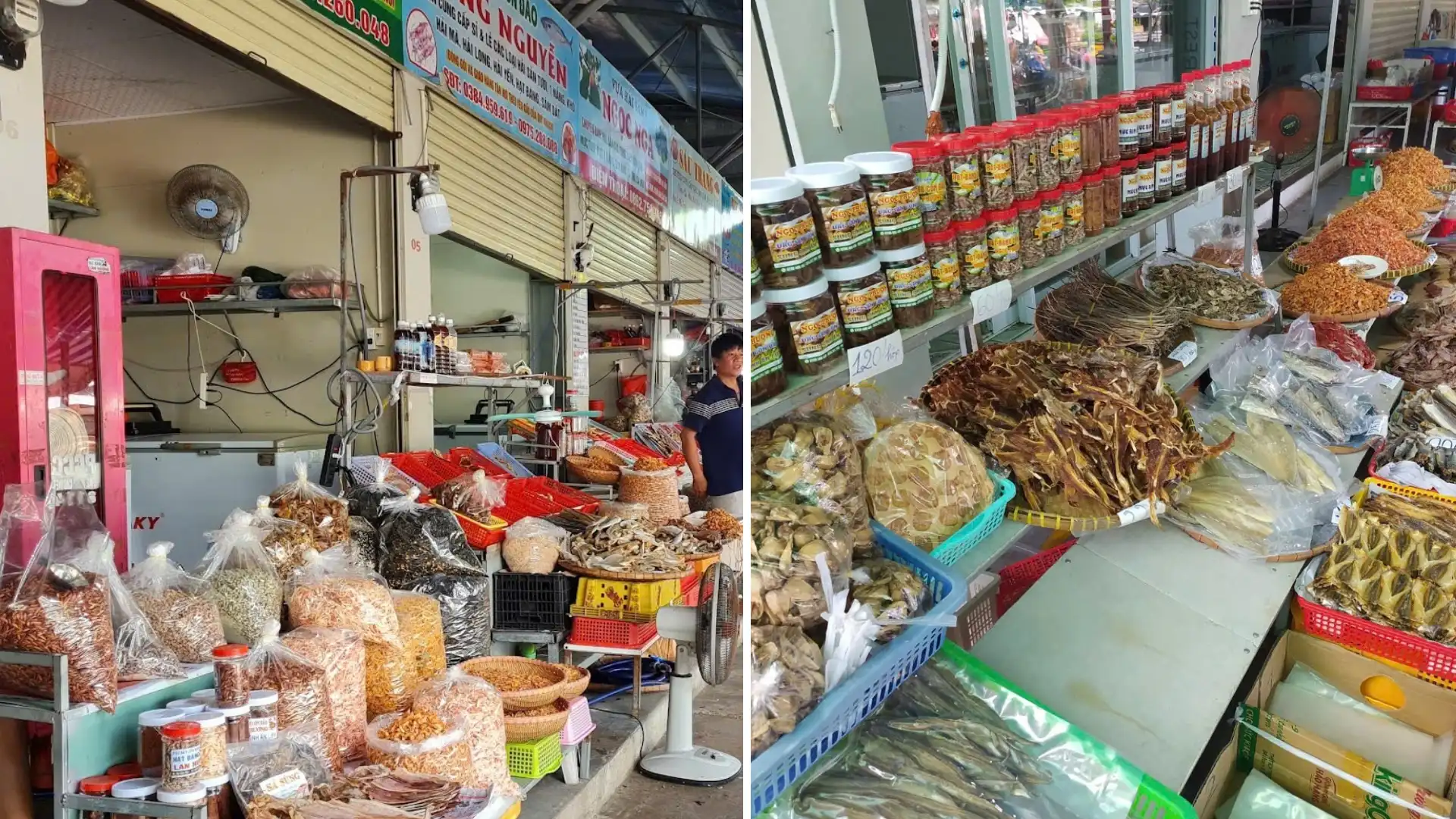 Nhiều đặc sản địa phương ở chợ Côn Đảo
