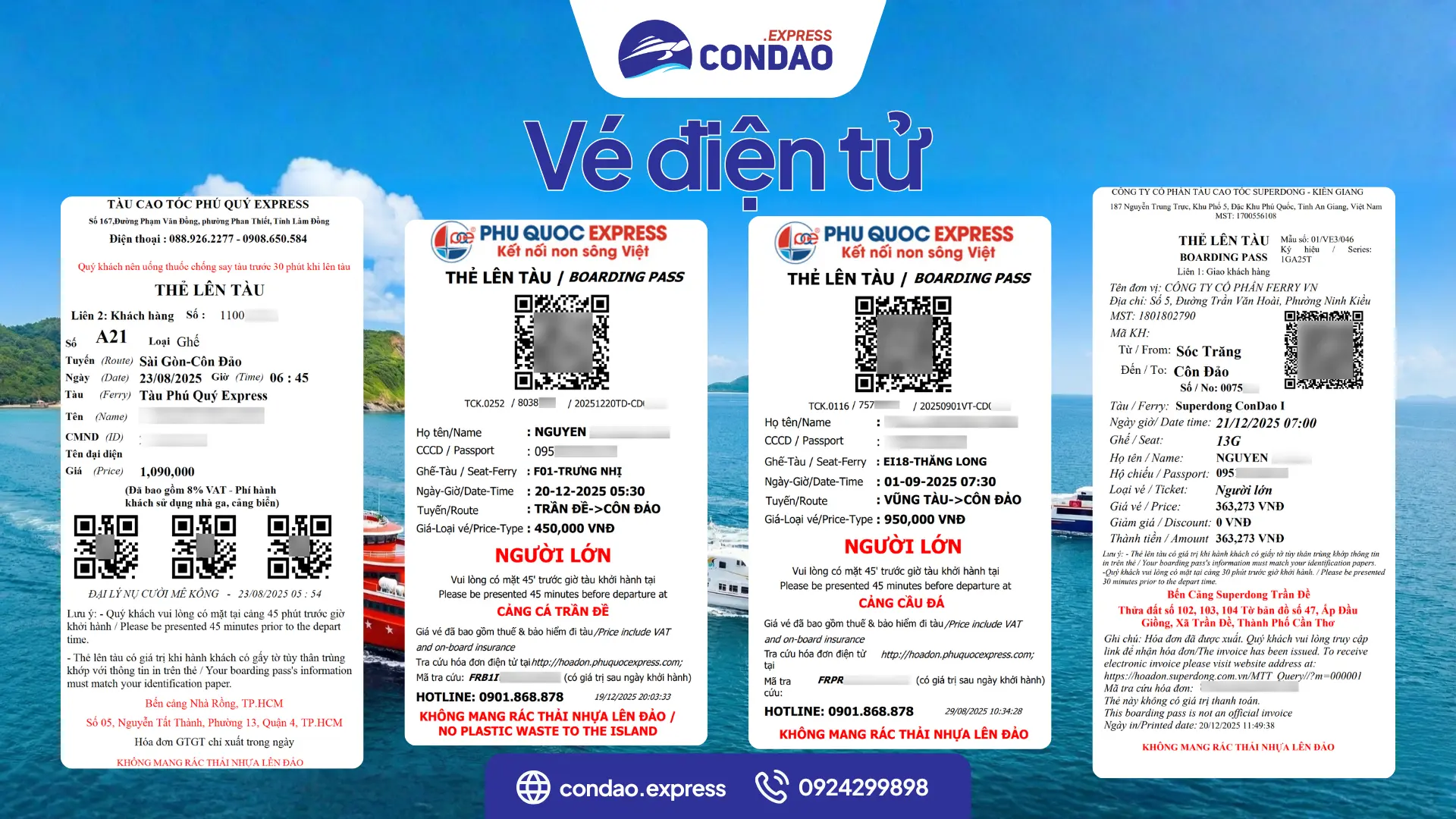 Vé điện tử là gì? Cách sử dụng vé điện tử để lên tàu cao tốc