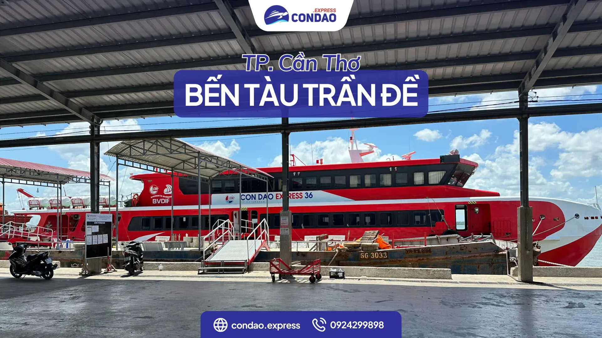 Bến tàu Trần Đề: Tàu cao tốc đi Côn Đảo, Địa chỉ đường đi