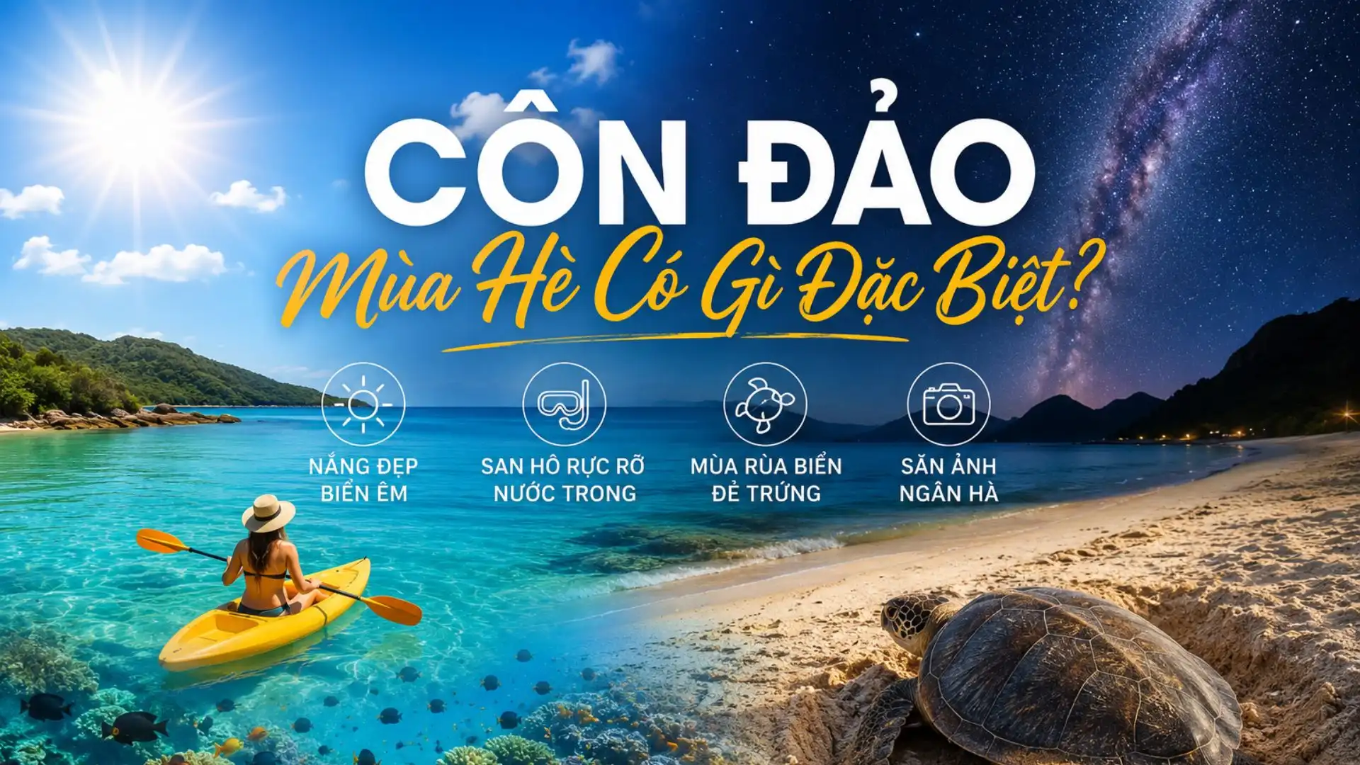 Côn Đảo mùa hè tạo điều kiện cho nhiều hoạt động
