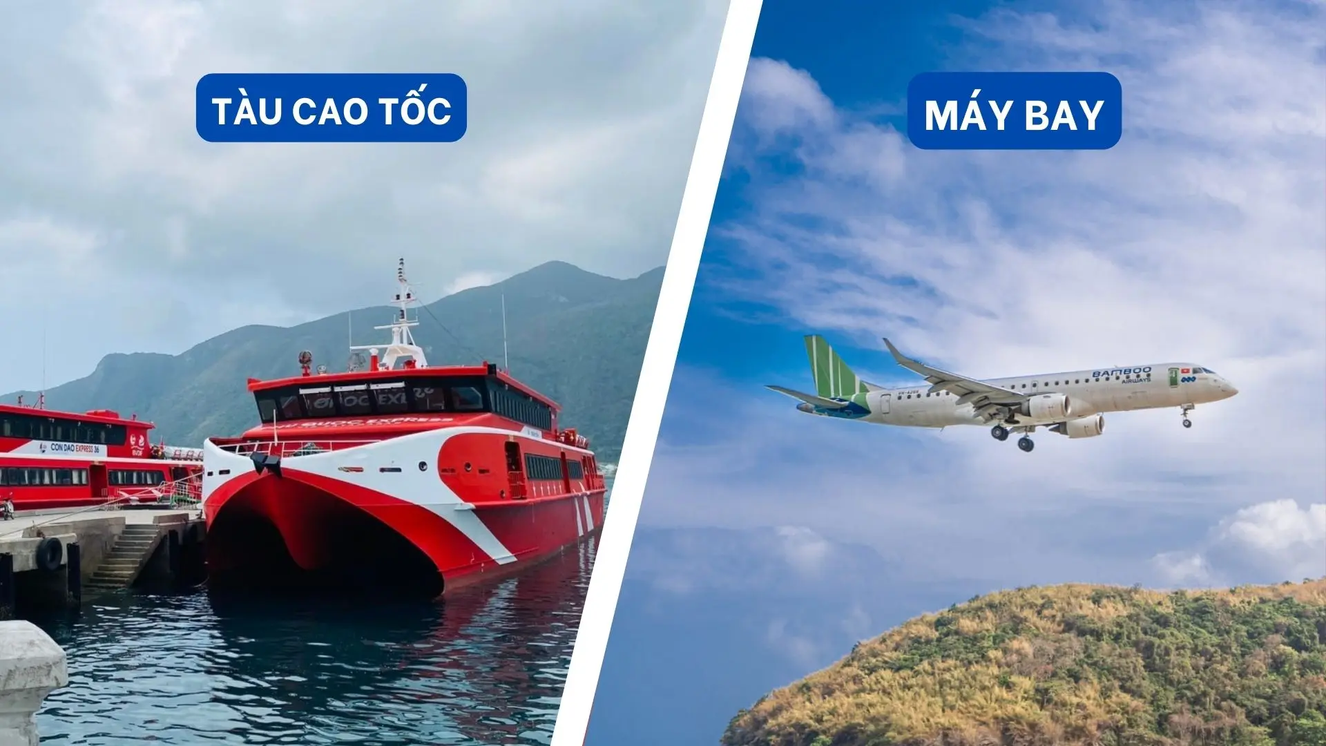 Đi Côn Đảo bằng tàu cao tốc hoặc máy bay