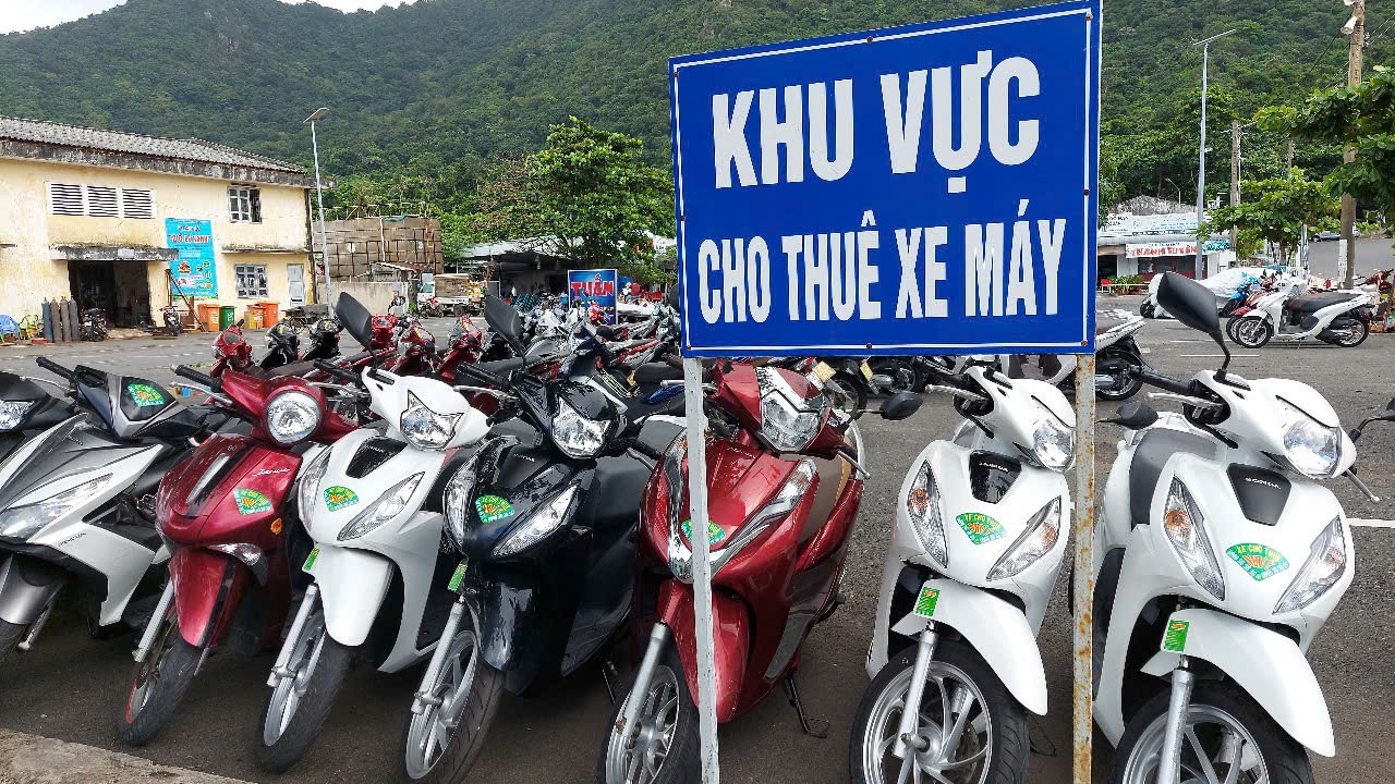 Dịch vụ thuê xe máy tại Côn Đảo