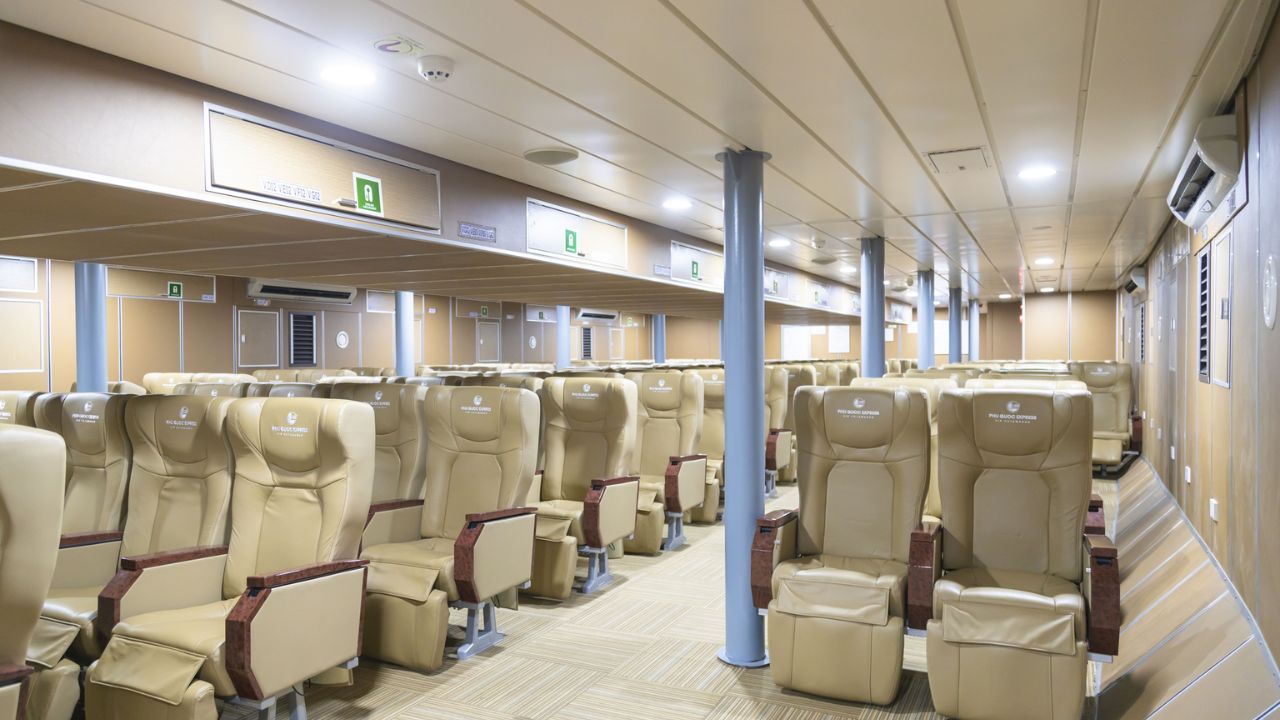 Khoang ghế VIP tàu Vũng Tàu Côn Đảo