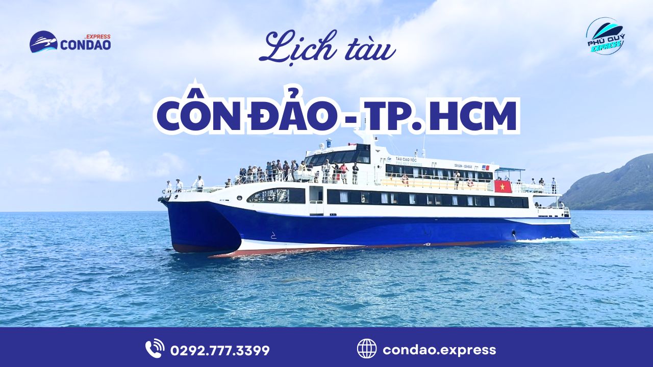 Lịch tàu Côn Đảo TP Hồ Chí Minh 2026 thời gian thực