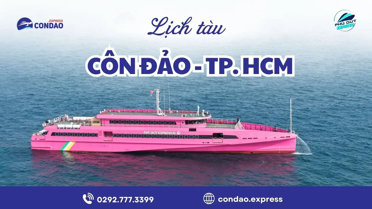 Lịch tàu Côn Đảo TP Hồ Chí Minh 2026 thời gian thực