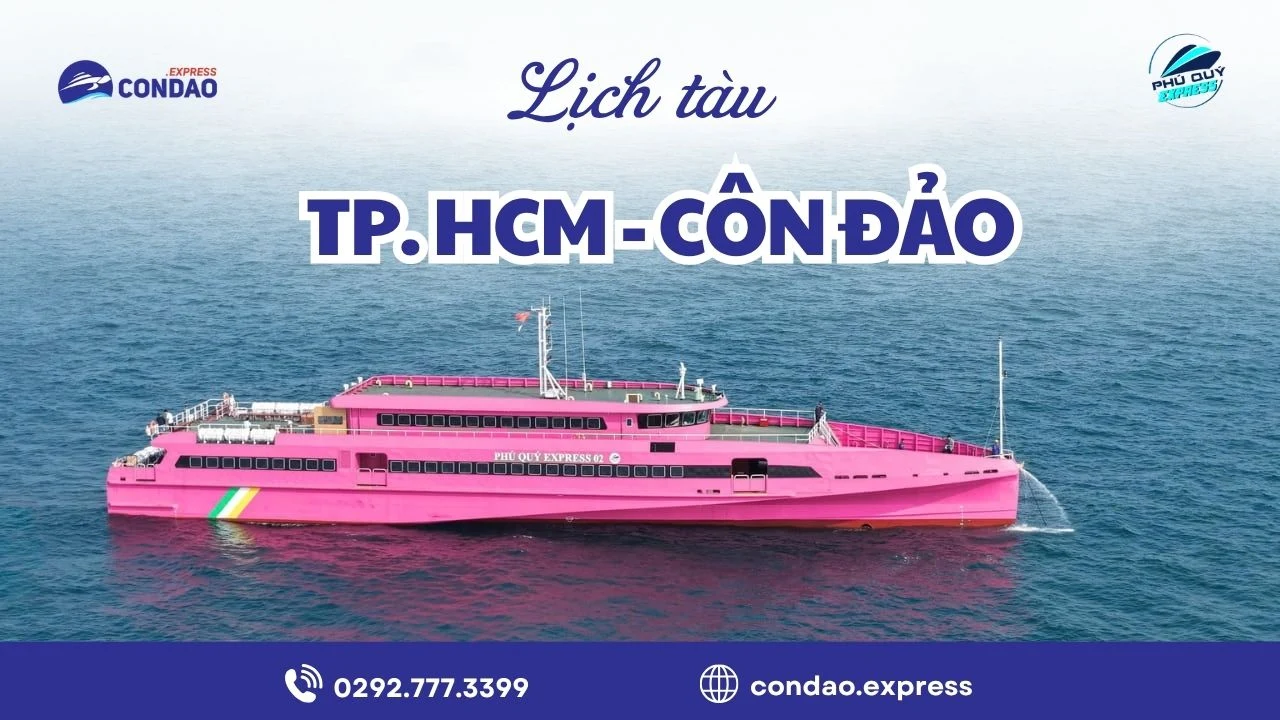Lịch tàu TP Hồ Chí Minh Côn Đảo