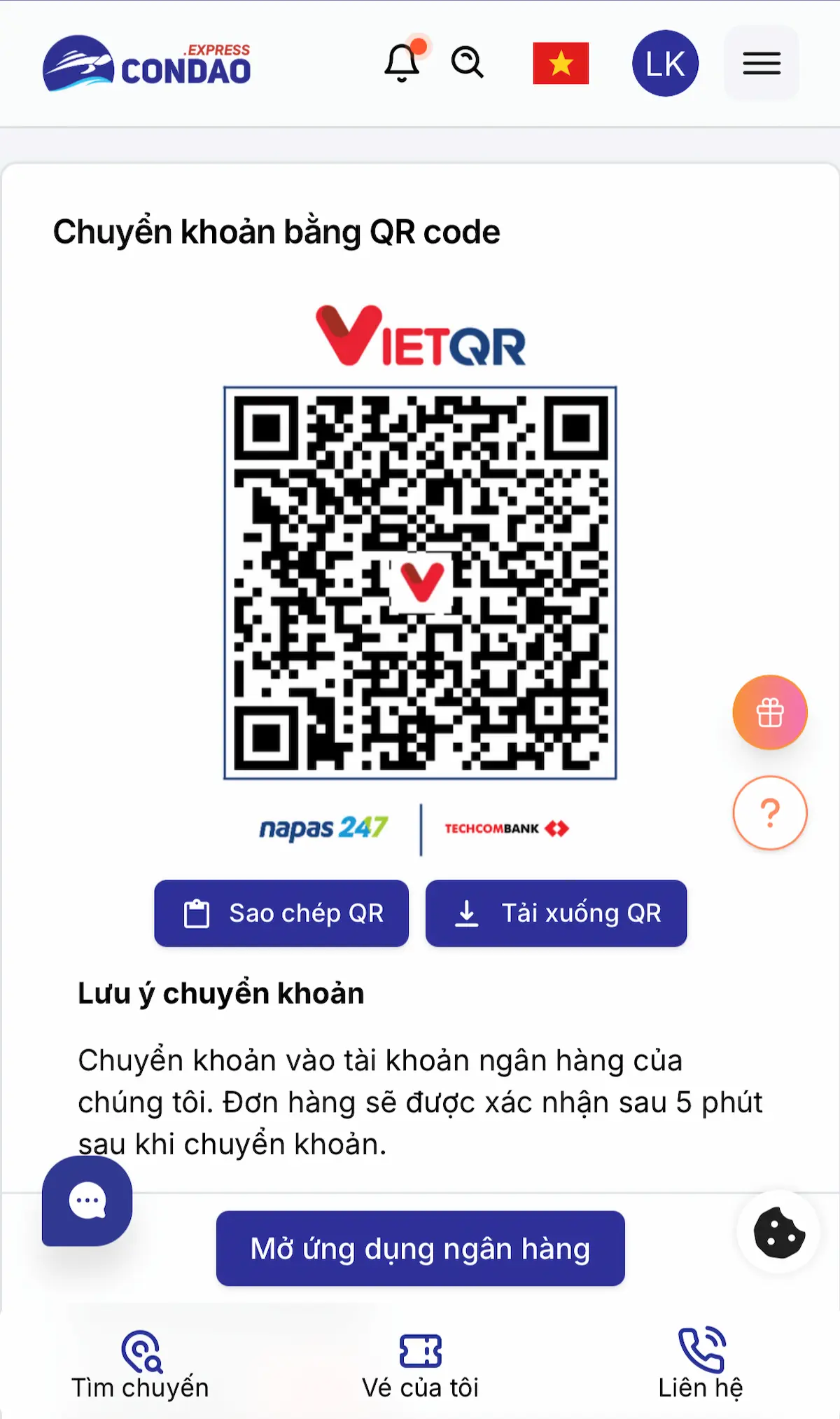 Mã QR Code thanh toán