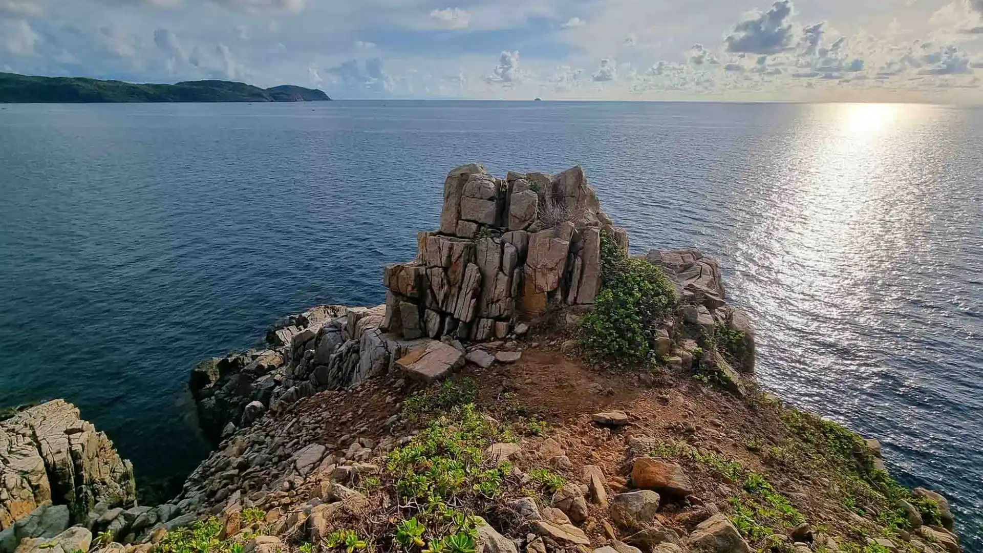 Mũi Tàu Bể nhìn từ xa