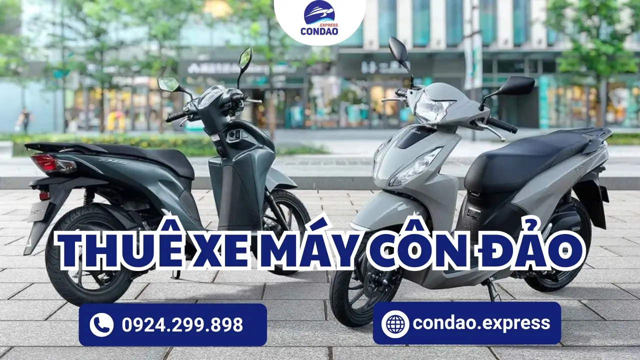 Thuê xe máy Côn Đảo giá rẻ
