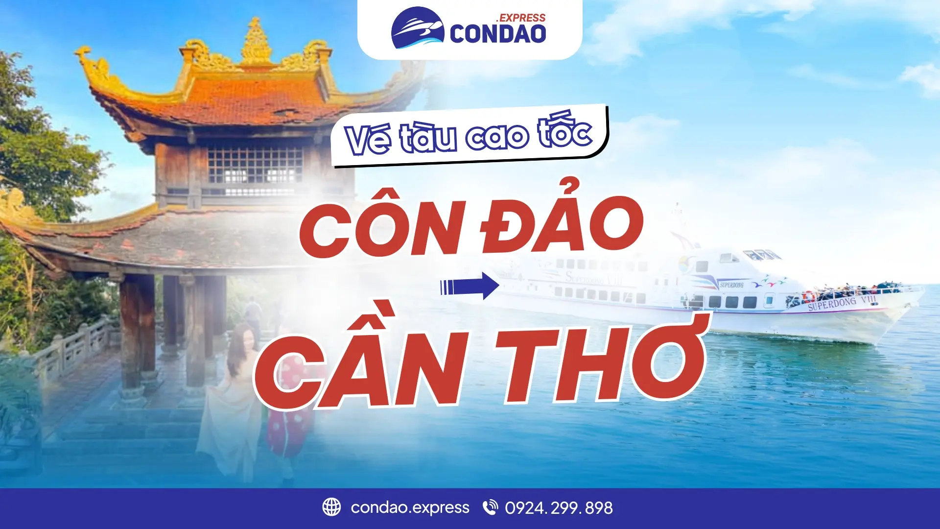 Vé tàu Côn Đảo Cần Thơ