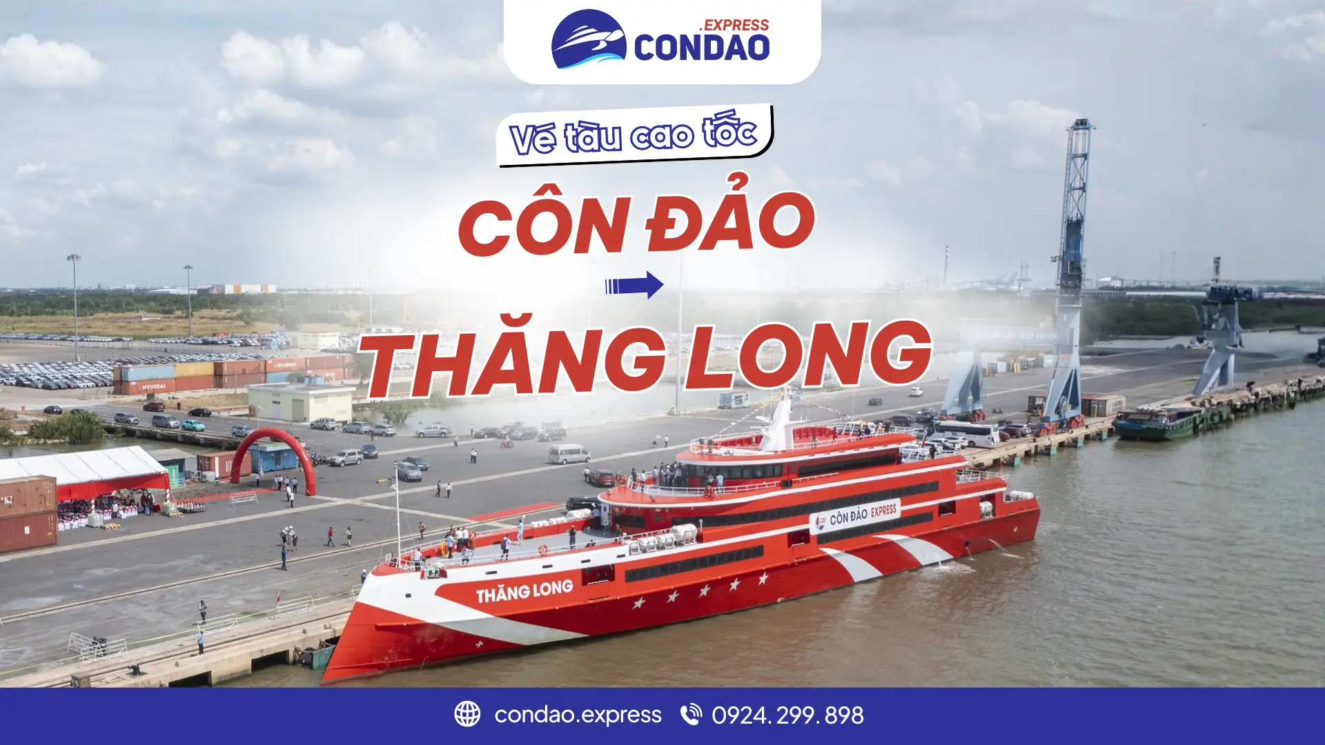 Vé tàu Thăng Long Côn Đảo TP Hồ Chí Minh từ cảng Bến Đầm