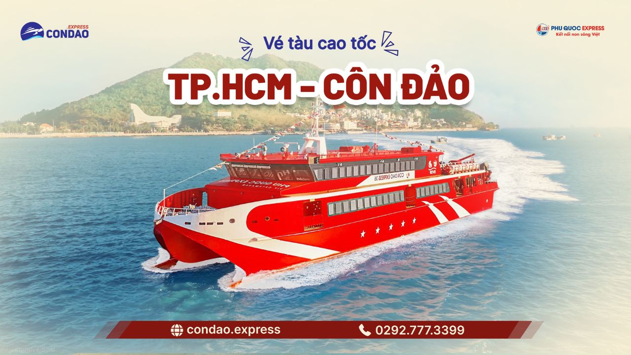 Vé tàu TP Hồ Chí Minh Côn Đảo