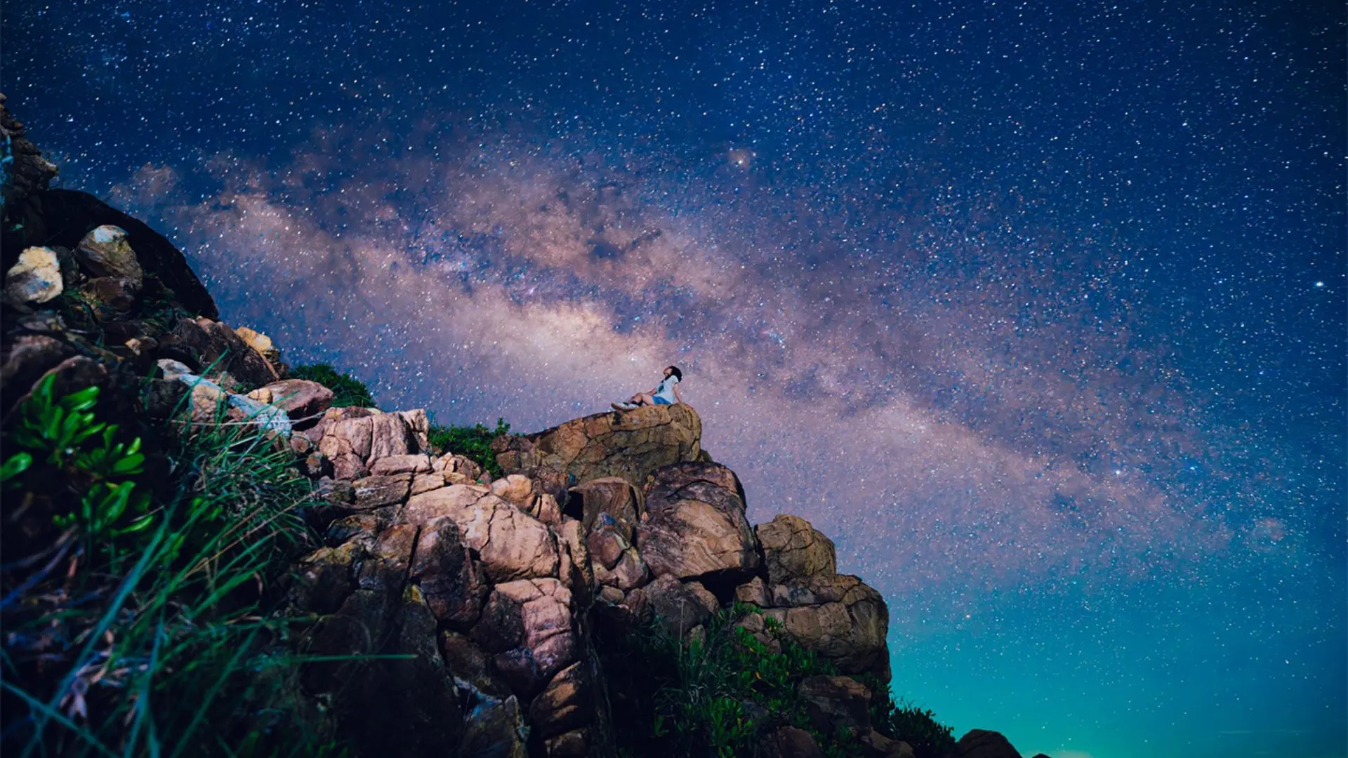 View ngắm Milky Way tại Mũi Cá Mập