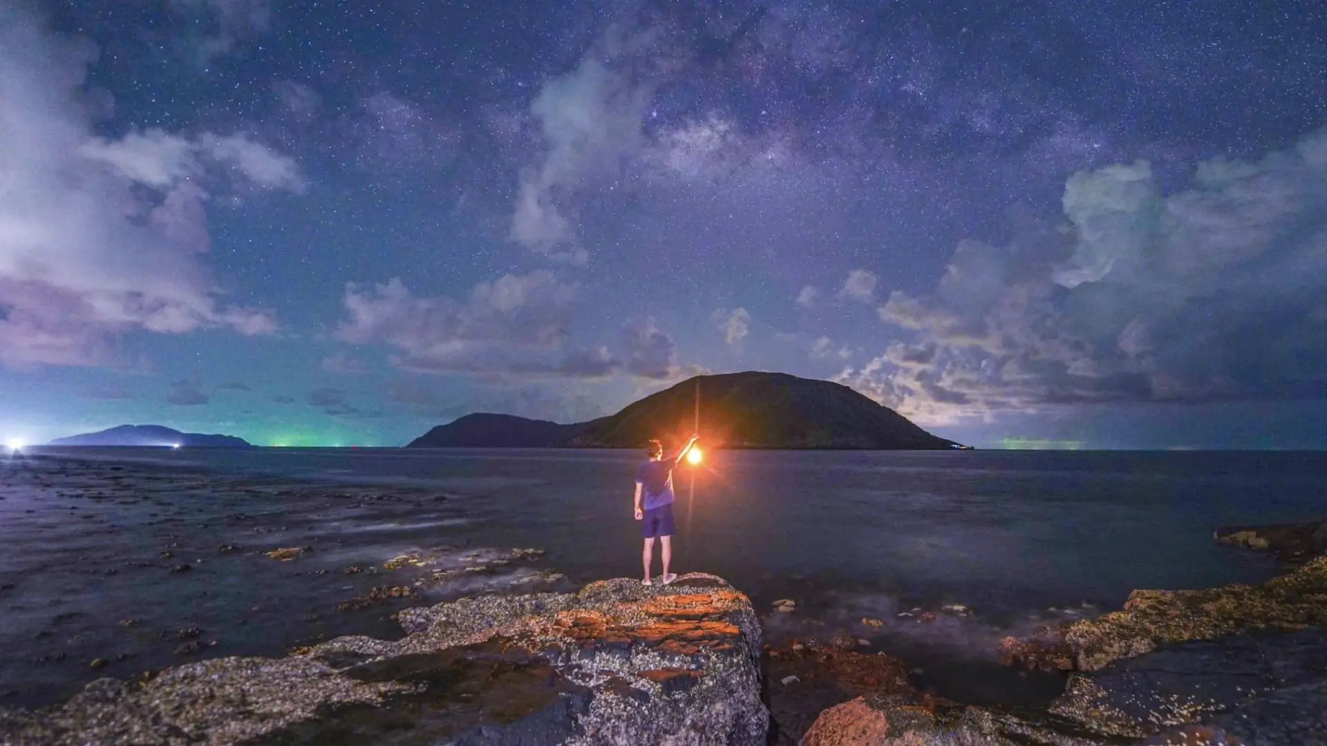 View ngắm Milky Way tại Mũi Chân Chim