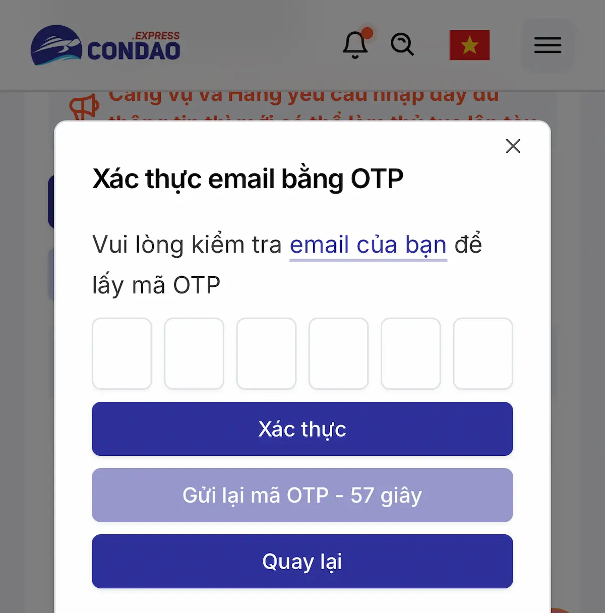 Xác thực OTP